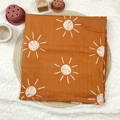 Floral Printed Baby Muslin Swaddle