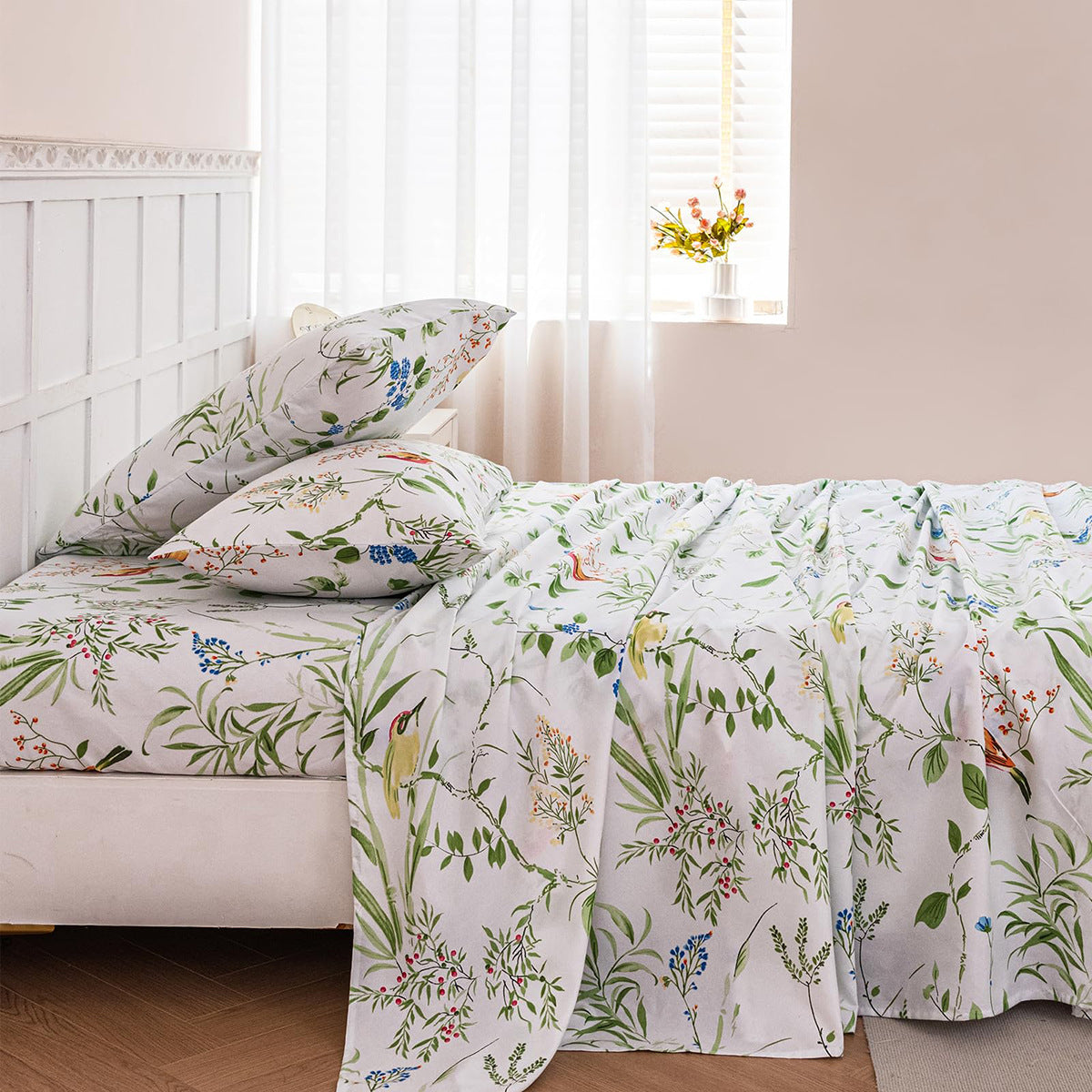 Printed Home Bed Sheet Set