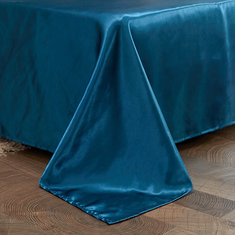 Wholesale Solid Color Silk Duvet Cover Sets