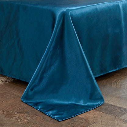 Wholesale Solid Color Silk Duvet Cover Sets