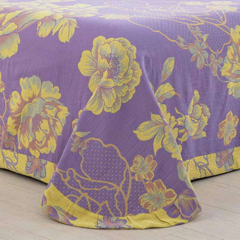 Simple Jacquard Floral Duvet Cover Sets