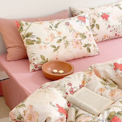 Three Piece Pure Cotton Duvet Cover Sets