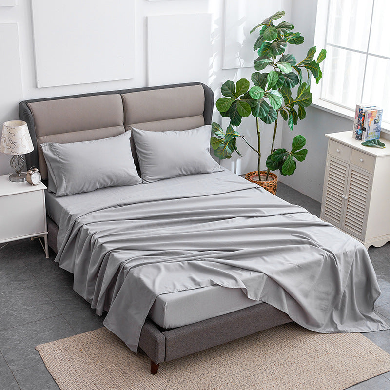 Woven Brushed Polyester Bed Sheet Set