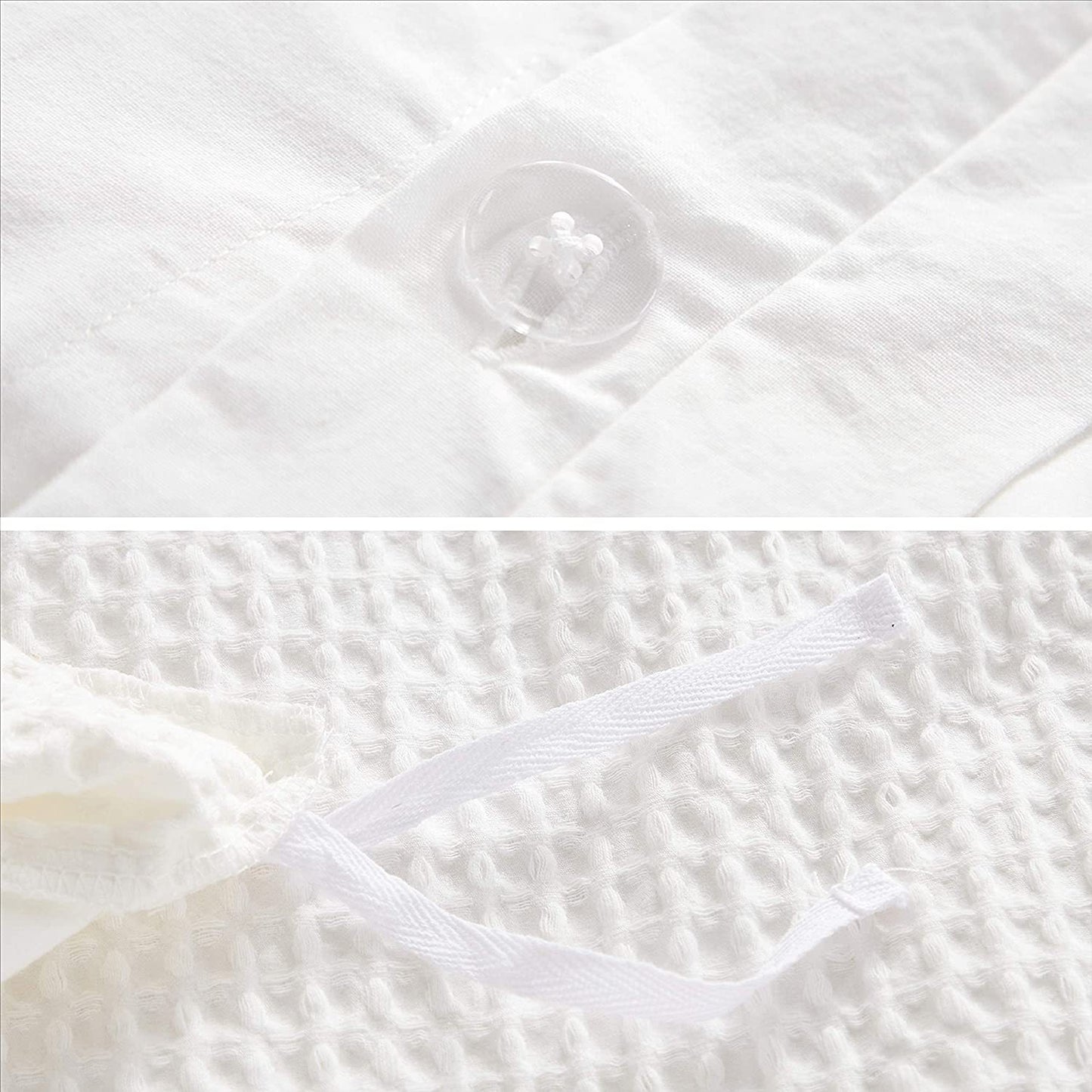 Wholesale Waffle Weave Jacquard Duvet Cover Set