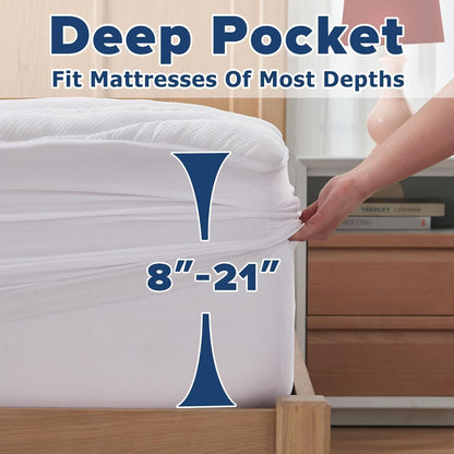 Thickened Deep Pocket Mattress Bed Sheet