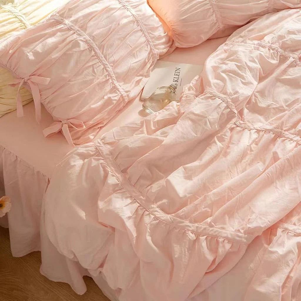 Princess Ruched Duvet Cover Sets