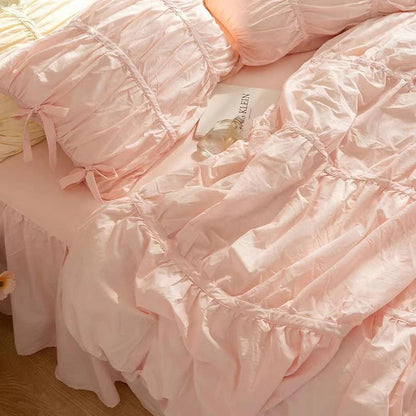 Princess Ruched Duvet Cover Sets
