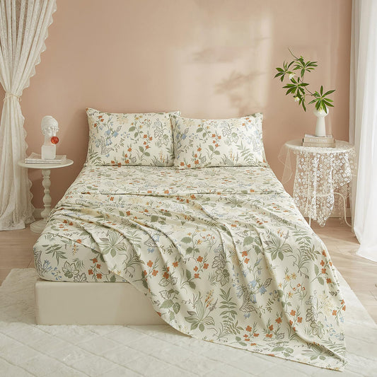 Customized Printed 4pcs Bed Sheet Set