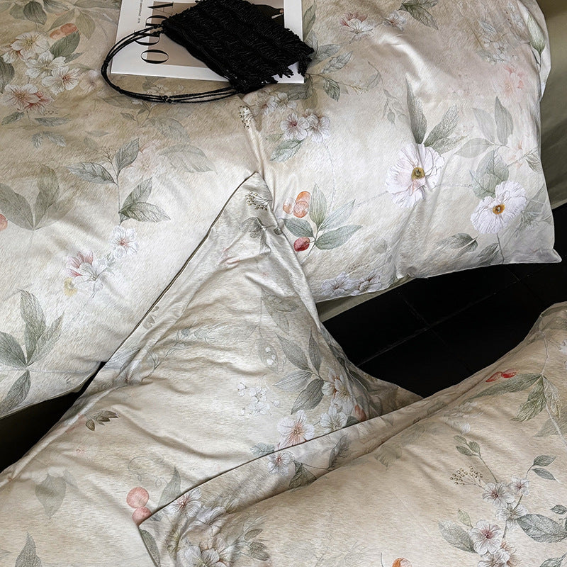 Retro Luxury Floral Print Duvet Cover Sets