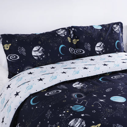 Wholesale Planet Print Children Comforter Sets
