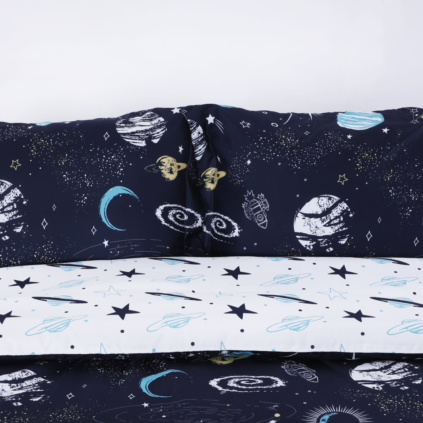 Wholesale Planet Print Children Comforter Sets
