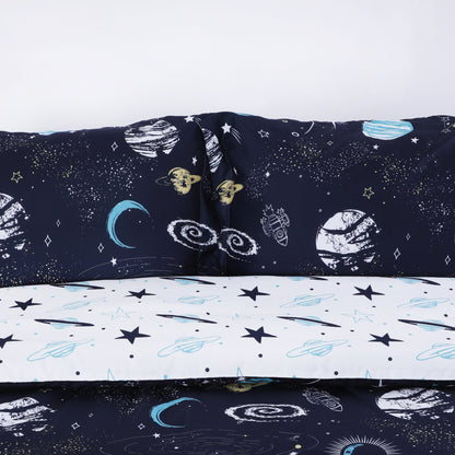 Wholesale Planet Print Children Comforter Sets