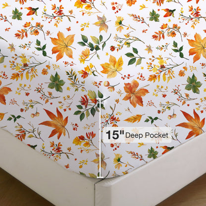 Autumn Floral 4-PC Bedding Set