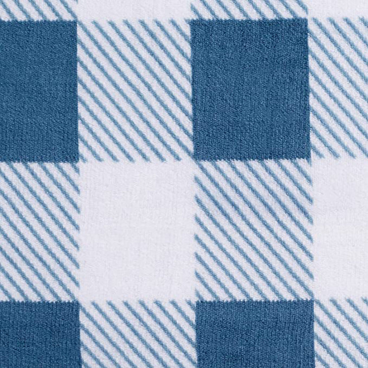 Micromink Checkered Pattern Comforter Sets