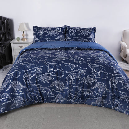 Wholesale Dinosaur Print Cartoon Comforter Sets