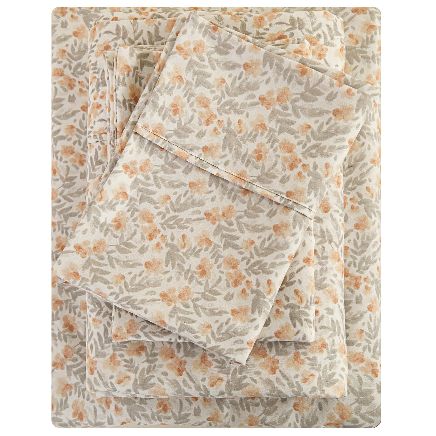 Chrysanthemum Print 4-PC Bedding Set