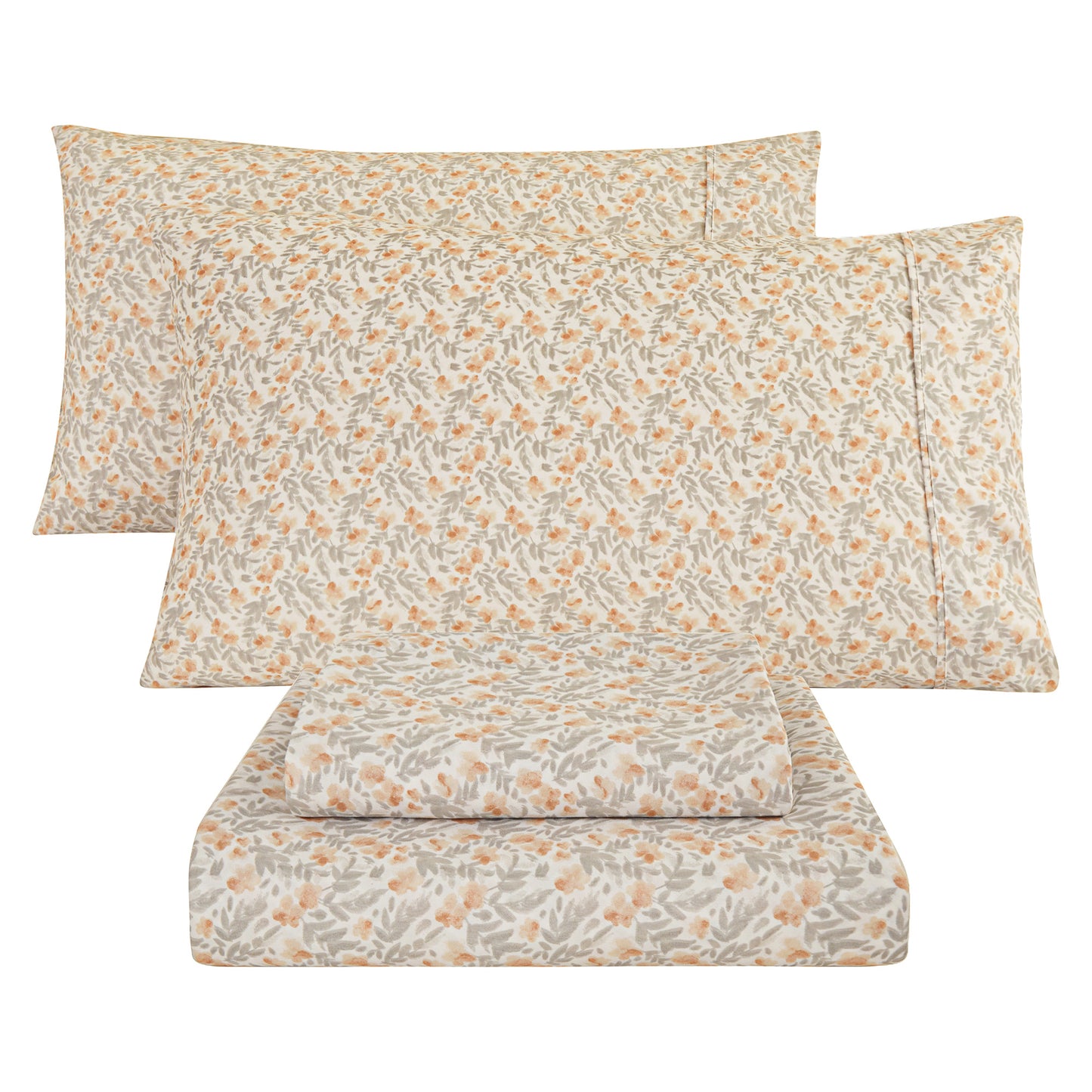 Chrysanthemum Print 4-PC Bedding Set