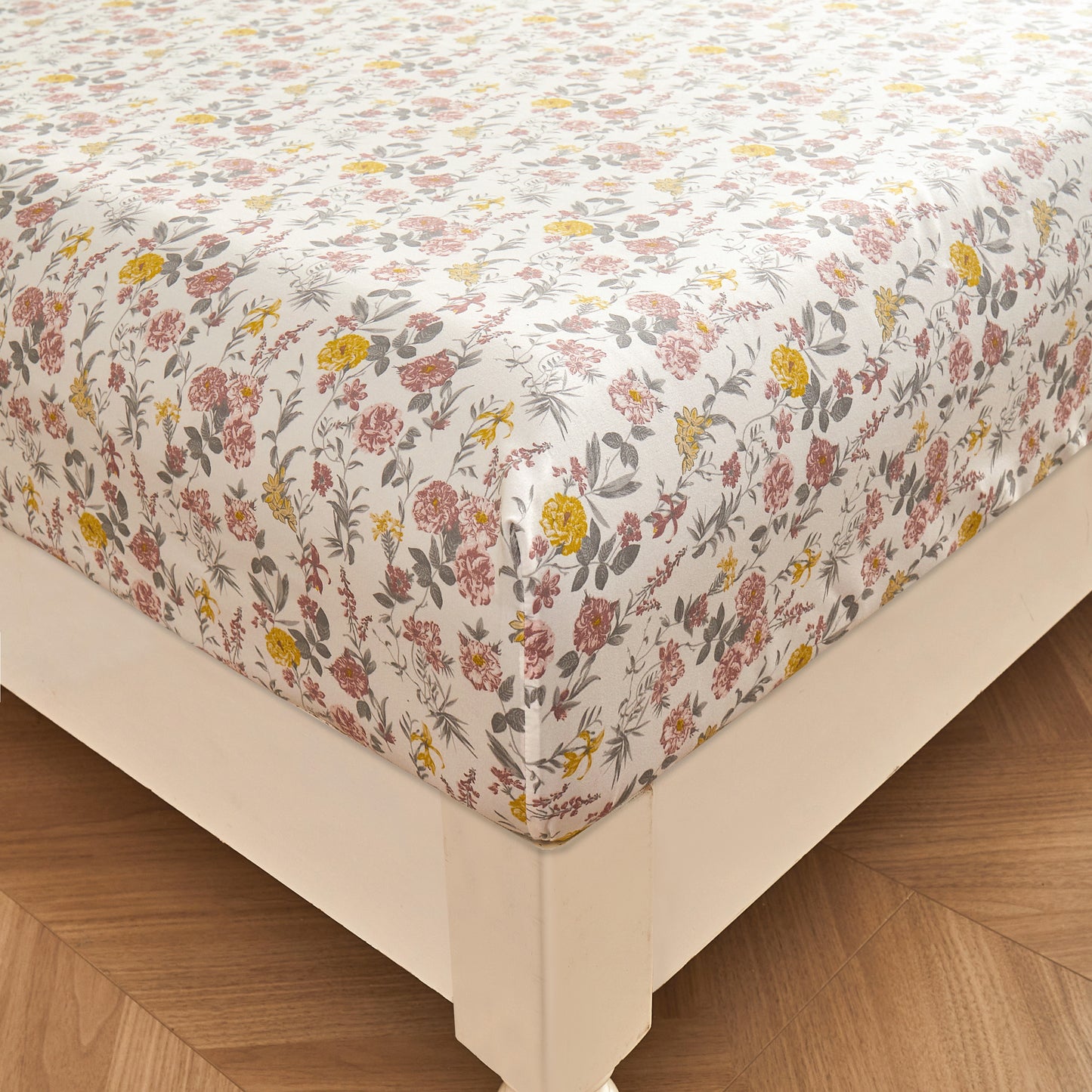Flower Brushed Fabric Bedding