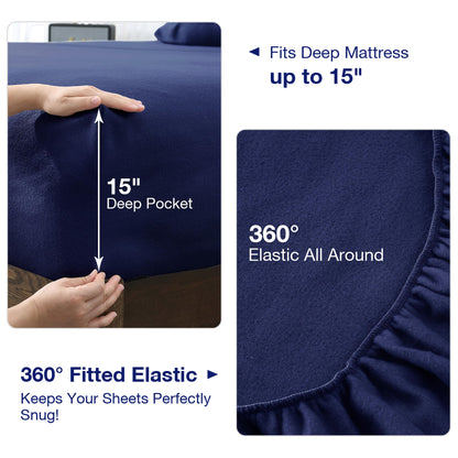 Wholesale4pc Double-faced Fleece Bedding Set