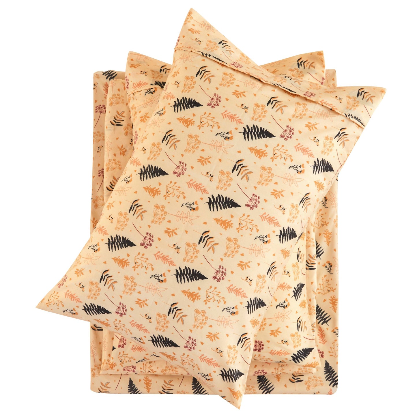 Wholesale Yellow 4Pc Bed Sheets Set