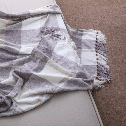 Christmas Tassel Chenille Blanket