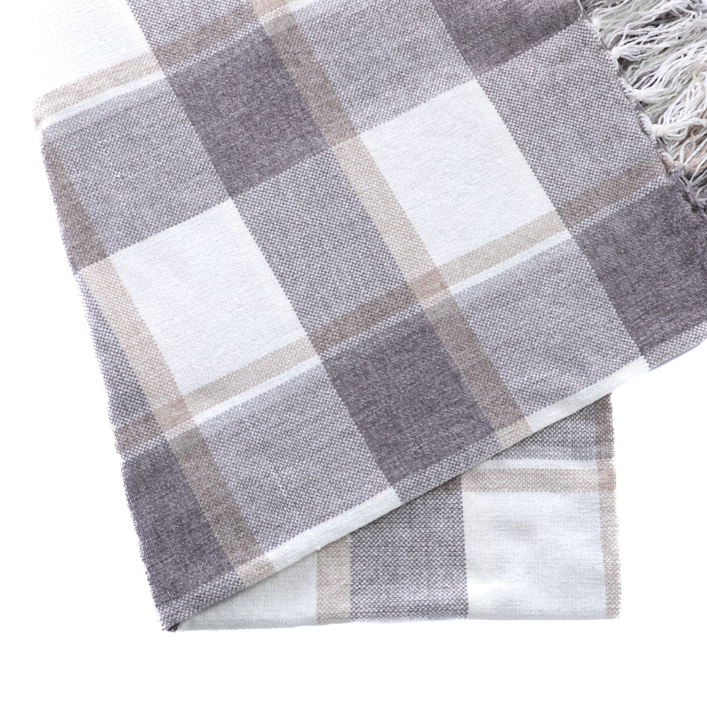 Christmas Tassel Chenille Blanket