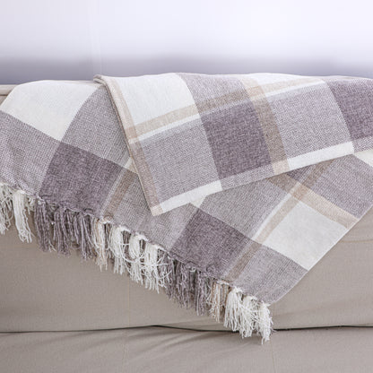 Christmas Tassel Chenille Blanket