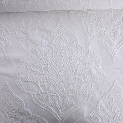 Wholesale Luxury White Jacquard Duvet Cover Set