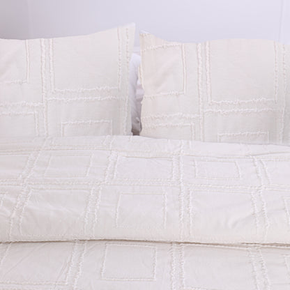 Wholesale Textured Tufted Duvet Cover Set