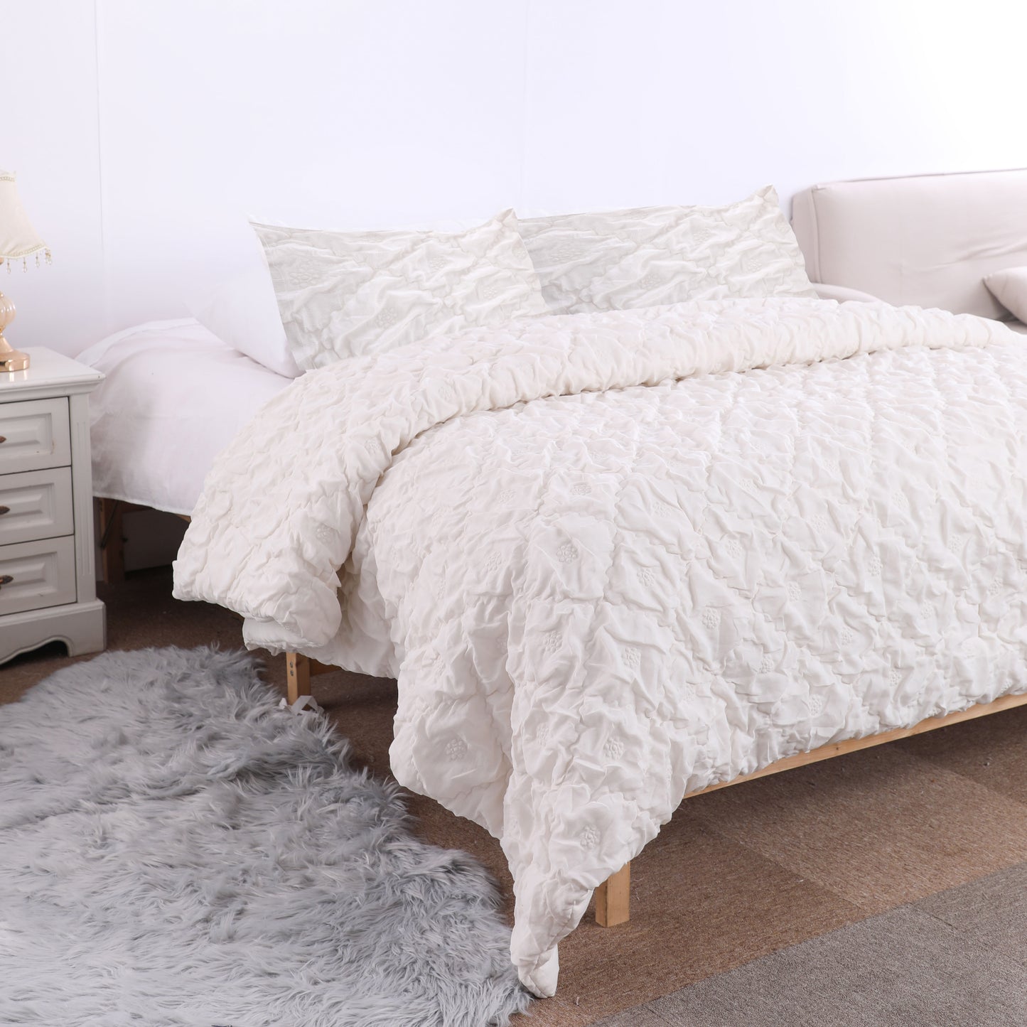 Wholesale Jacquard 3PCs Comforter Set