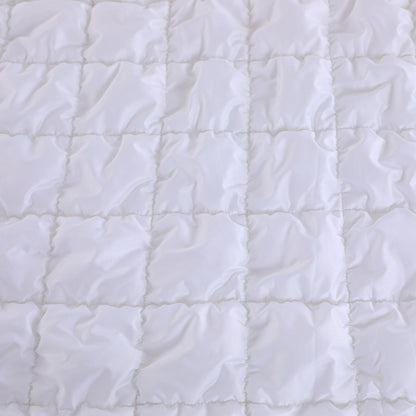 Wholesale White Elastic Embroidered Duvet Cover Set
