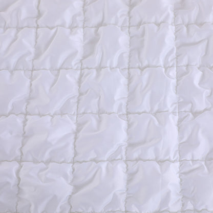 Wholesale White Elastic Embroidered Duvet Cover Set