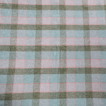 Rabbit Plaid Chenille Blanket