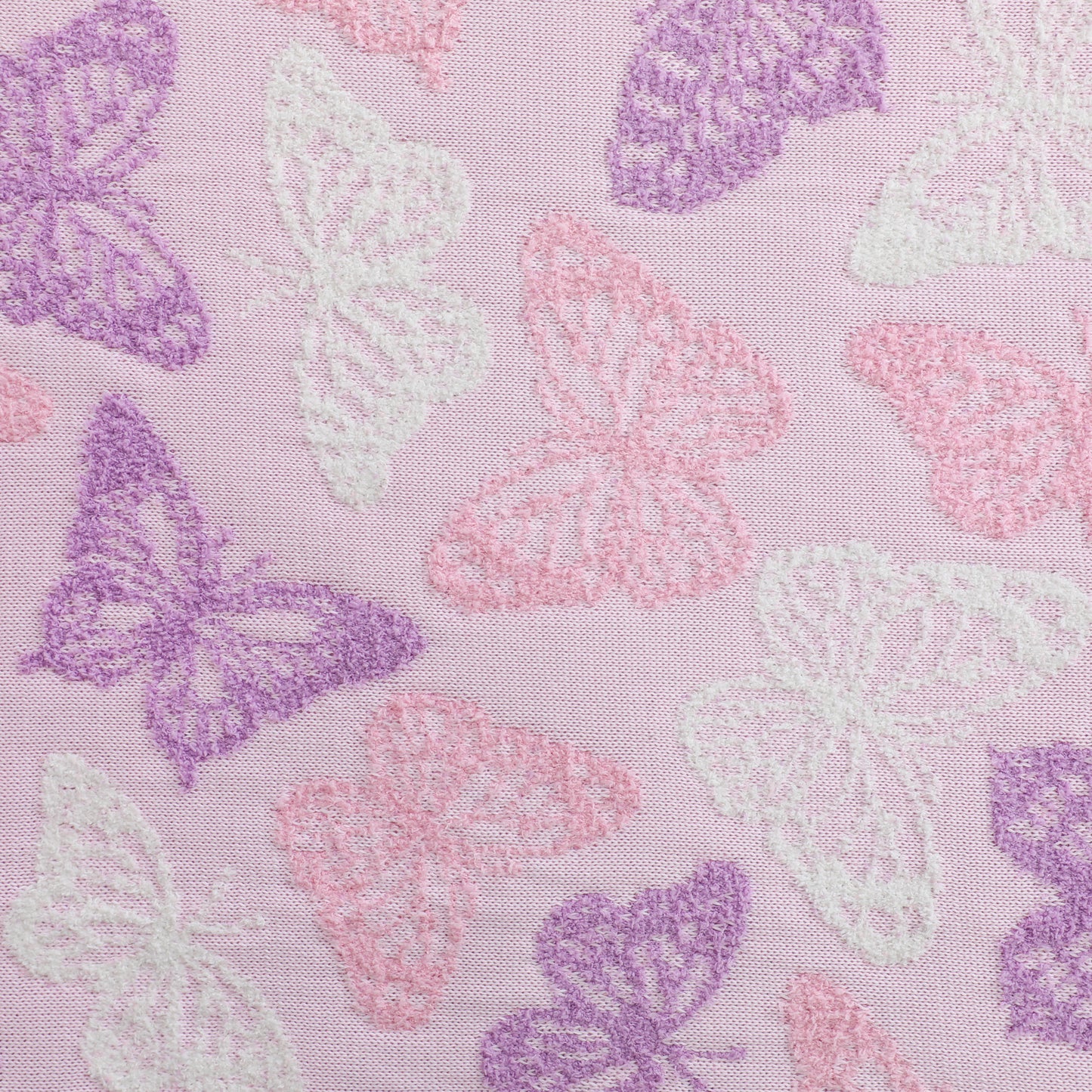 Butterfly Cozy Knitted Fleece Throw