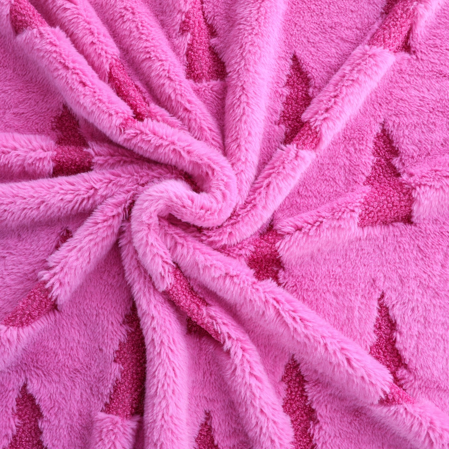 Christmas Tree Faux Fur Throw