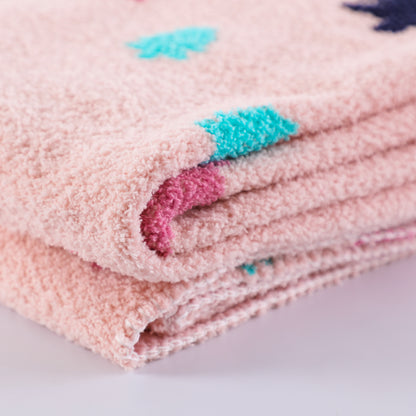 Christmas Tree Cozy Knitted Fleece Throw