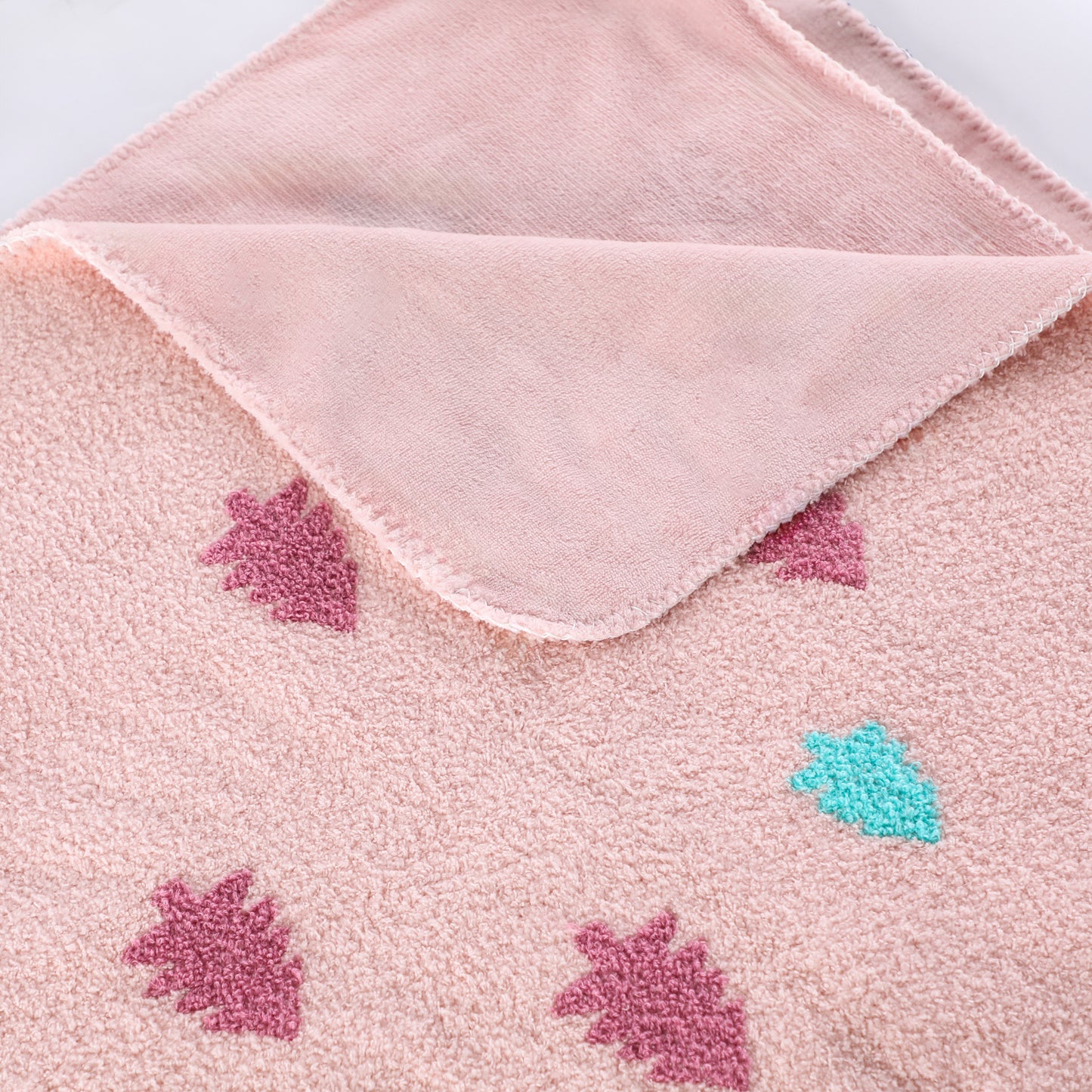 Christmas Tree Cozy Knitted Fleece Throw