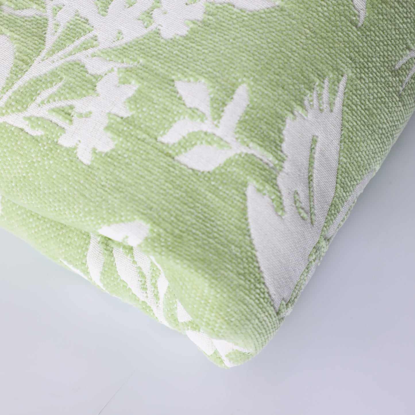 Green Swan Woven Blanket