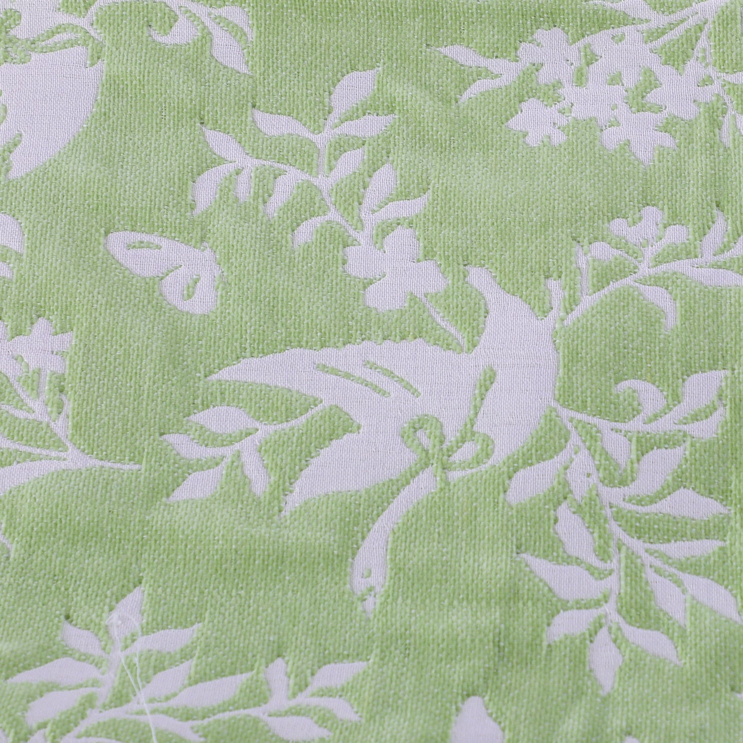 Green Swan Woven Blanket