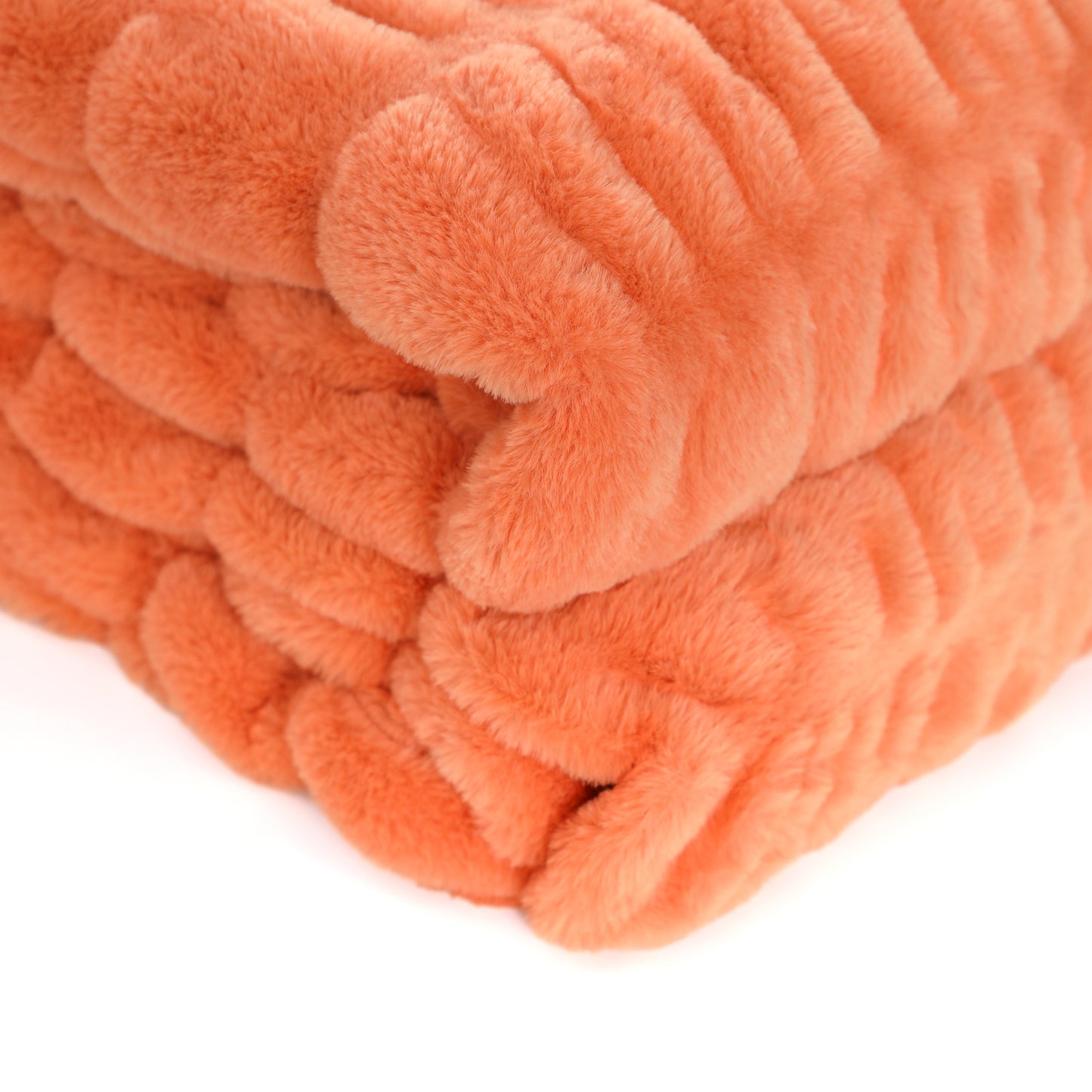 Spandex Elastic Faux Rabbit Fur Blanket