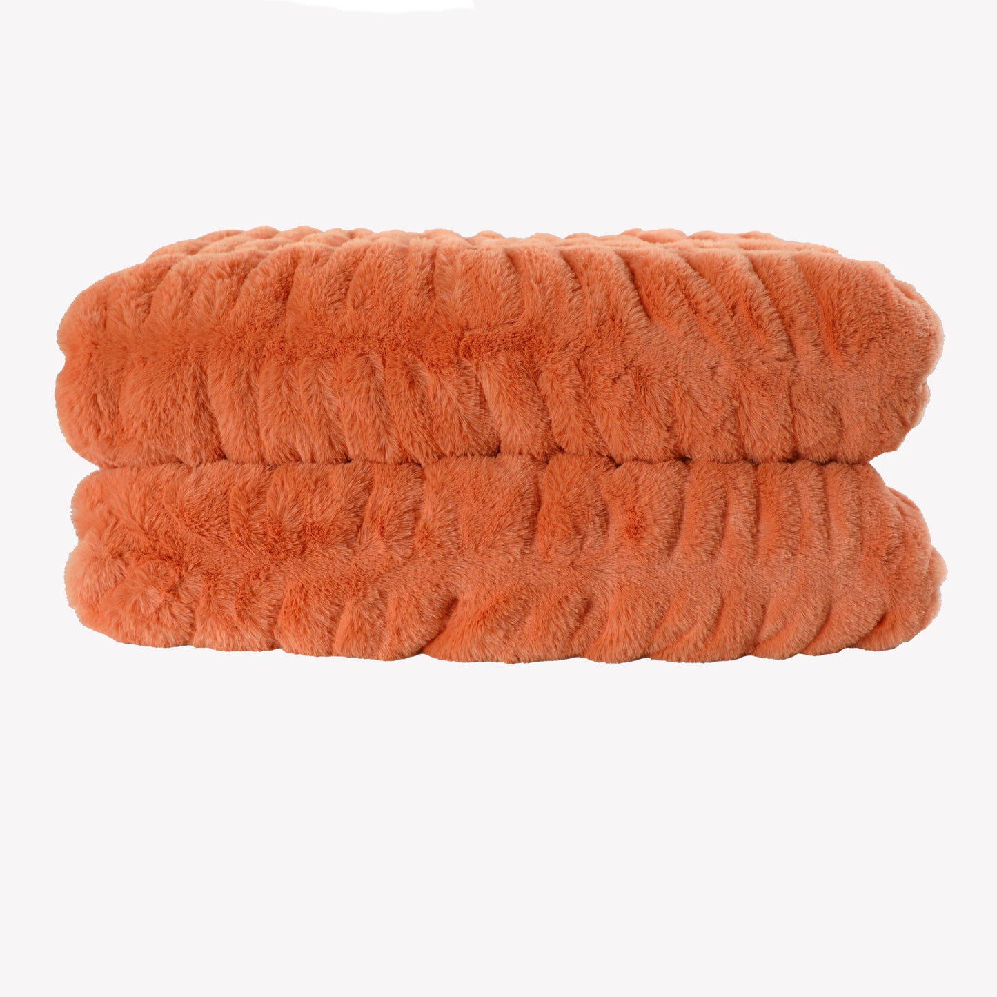 Spandex Elastic Faux Rabbit Fur Blanket