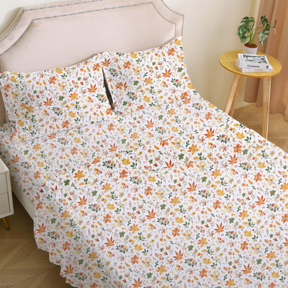 Autumn Floral 4-PC Bedding Set