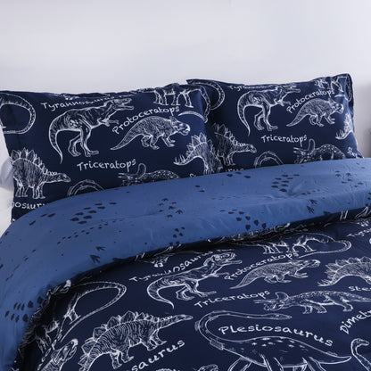 Wholesale Dinosaur Print Cartoon Comforter Sets