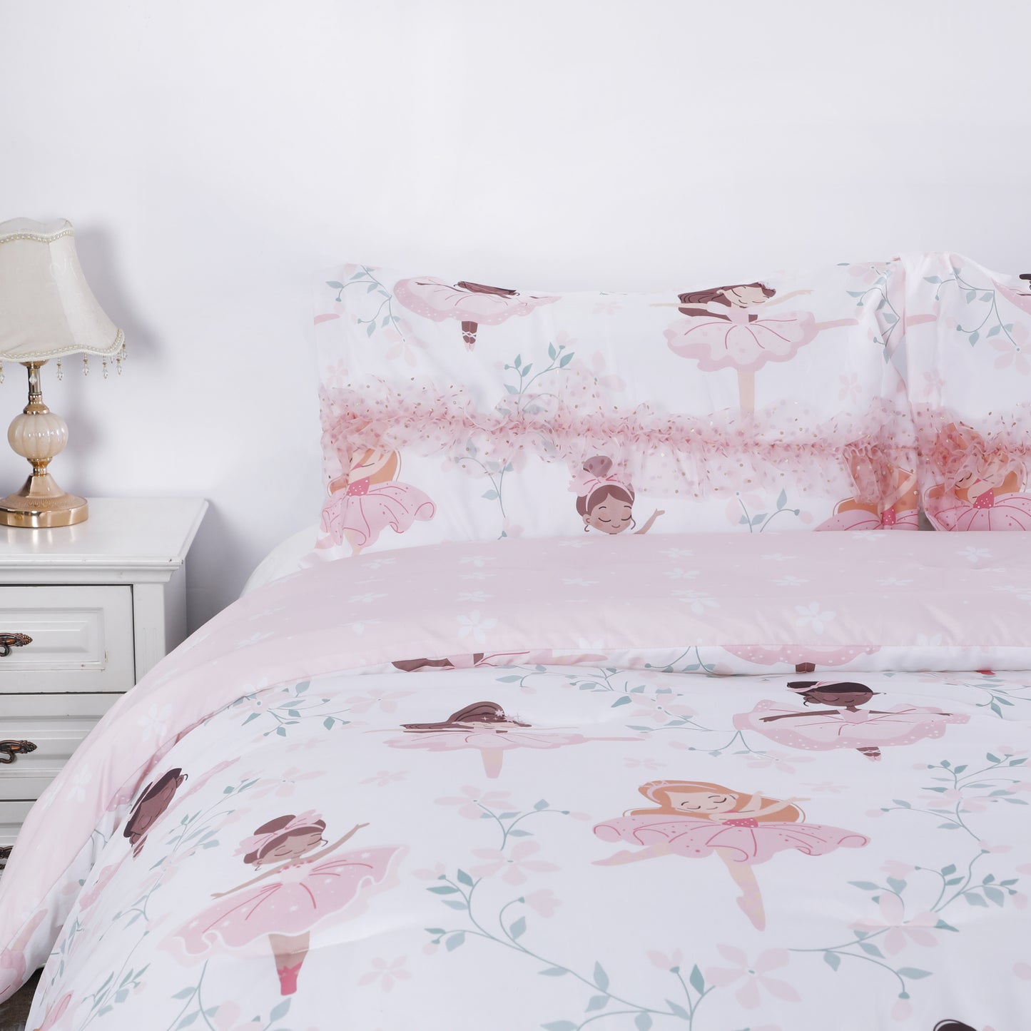 Wholesale Ballet Girl Print Comforter Sets