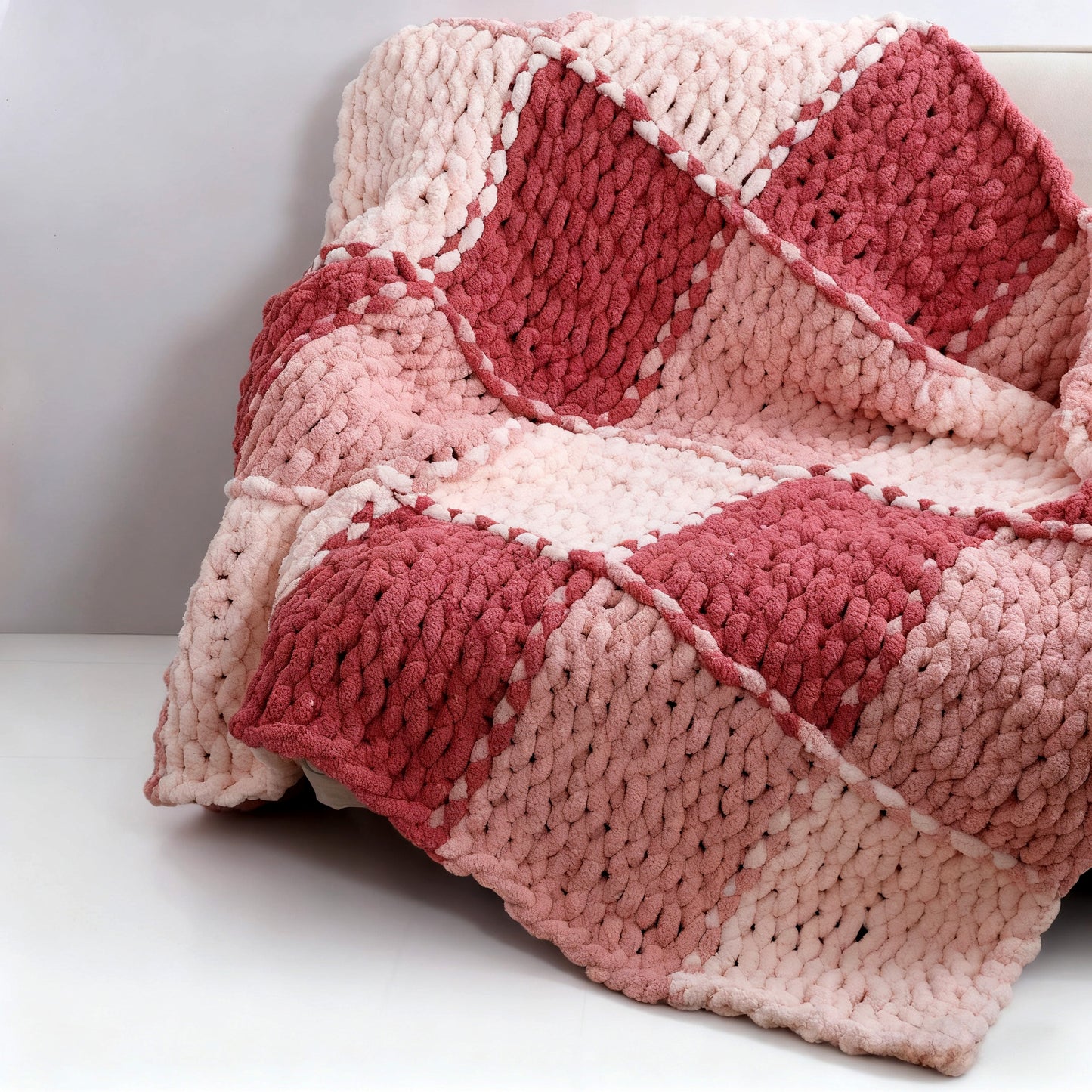 Chunky Knitted Blanket