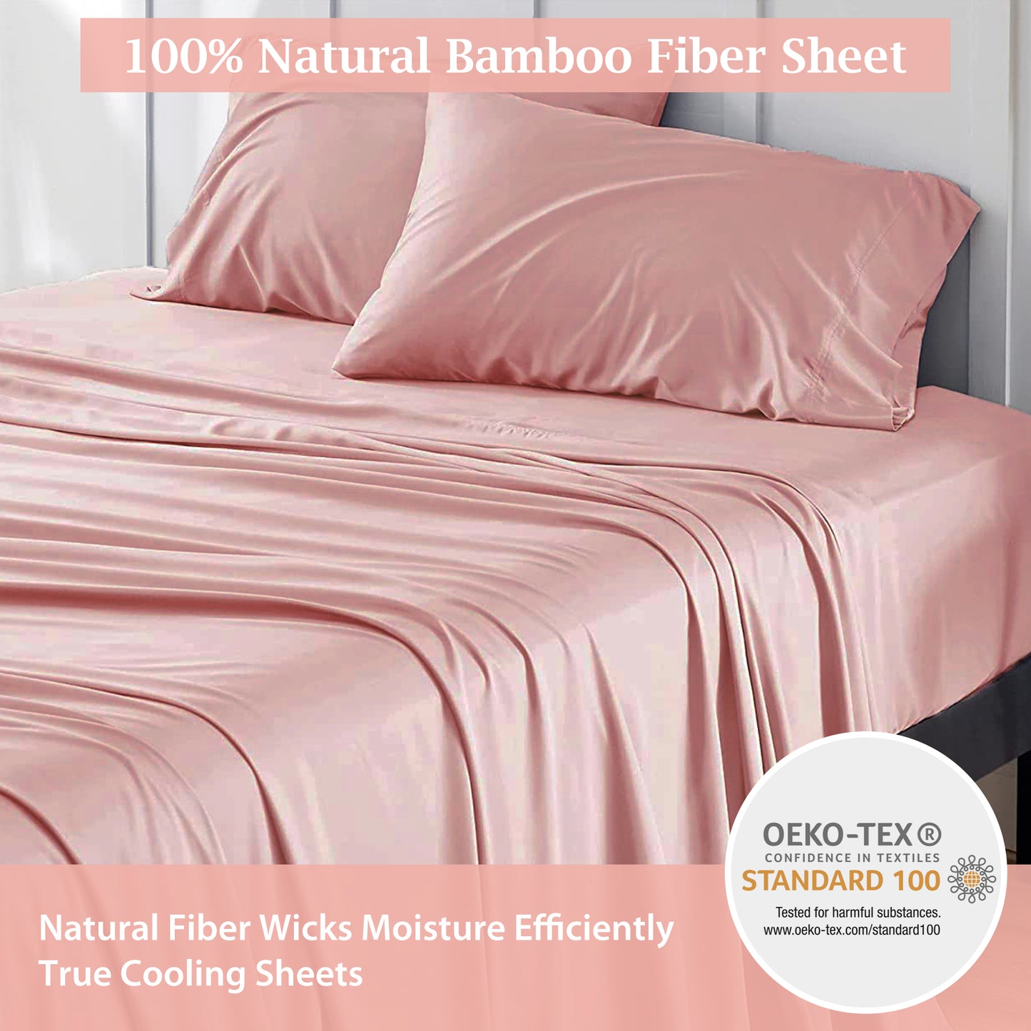 Wholesale Luxury Custom Bamboo Viscose Bed Sheets Set