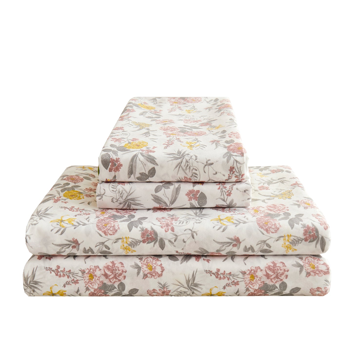 Flower Brushed Fabric Bedding