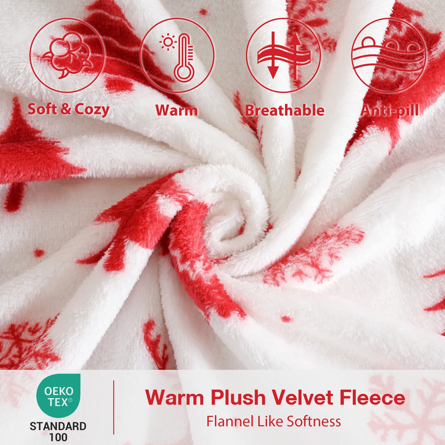 Wholesale  Christmas 4 PC Flannel Bed Sheet Set