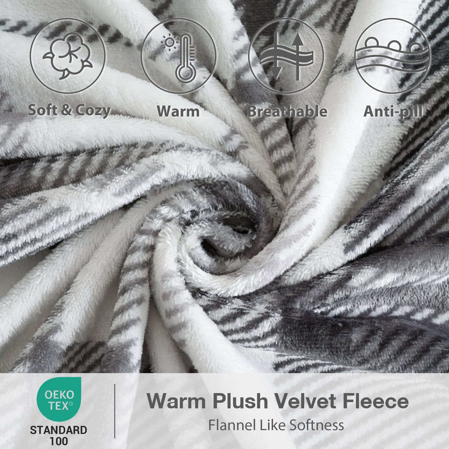 Wholesale  Flannel Plaid Striped 4 PC Bed Sheet