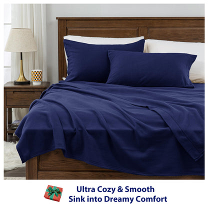 Wholesale4pc Double-faced Fleece Bedding Set